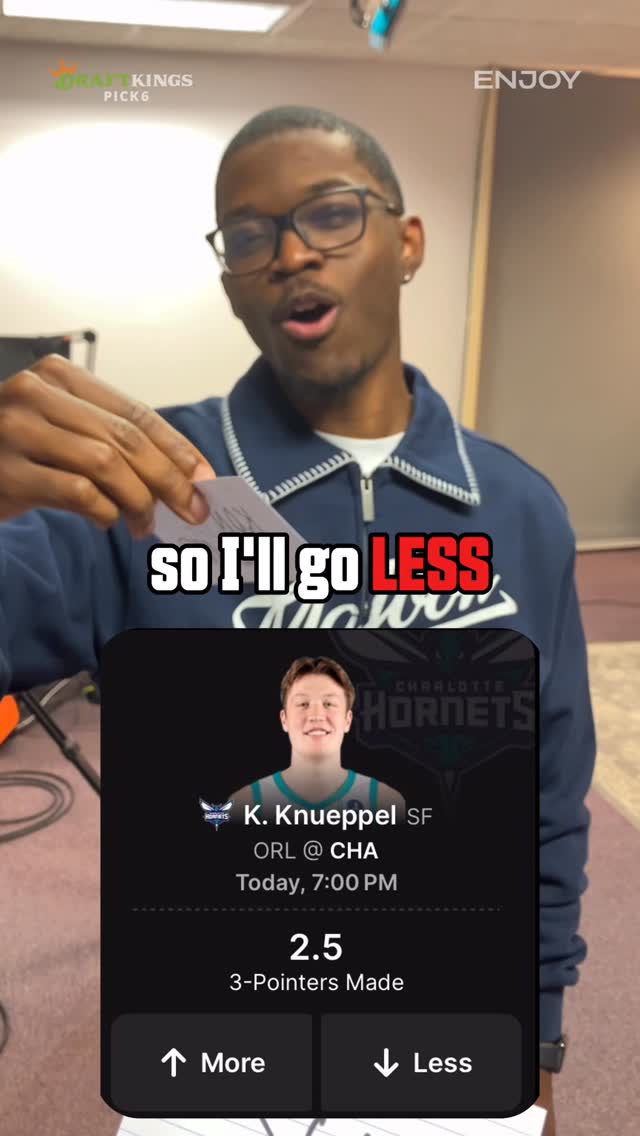 Instagram post by @enjoybball for DraftKings. Caption reads: The @enjoybball crew gave their picks for....