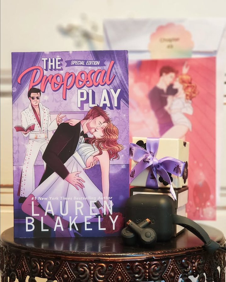 Instagram post by @booksloveandunderstanding for GoodGirlsPR. Caption reads: 🎉📘🎧 Happy Pub Day 🎧📘🎉 The Proposal Play by....
