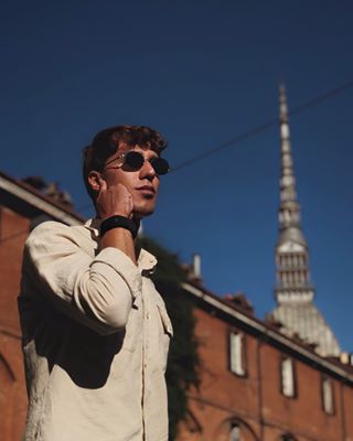 Instagram post by @andreaaprile for Kickstarter. Caption reads: @getwearable is the first #wearable bracelet with....