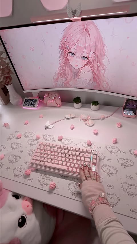 Instagram post by @cozylysee for Epomaker. Caption reads: ⋆.𐙚 ̊ EPOMAKER x AULA EA75 Max @epomakerkeyboard....