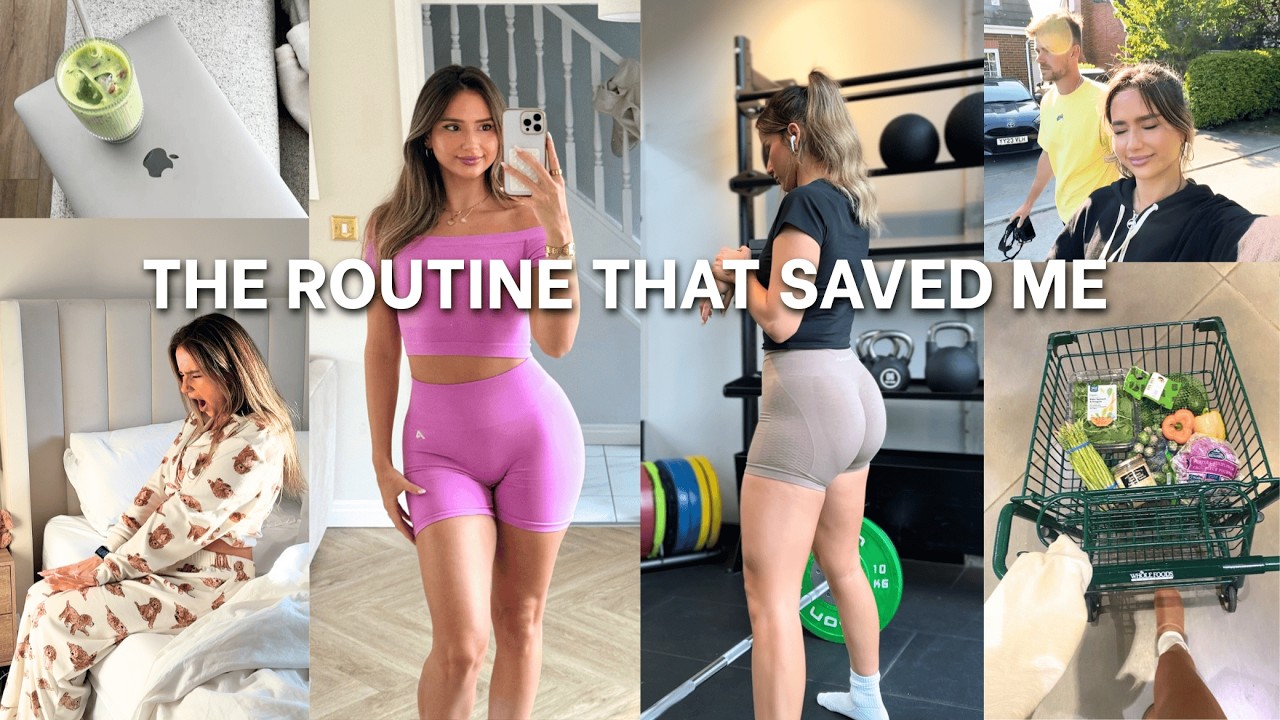 YouTube post by @BelaFernandez for Alphalete Women. Caption reads: I Didn’t Recognise Myself: So I Reset My Entire....