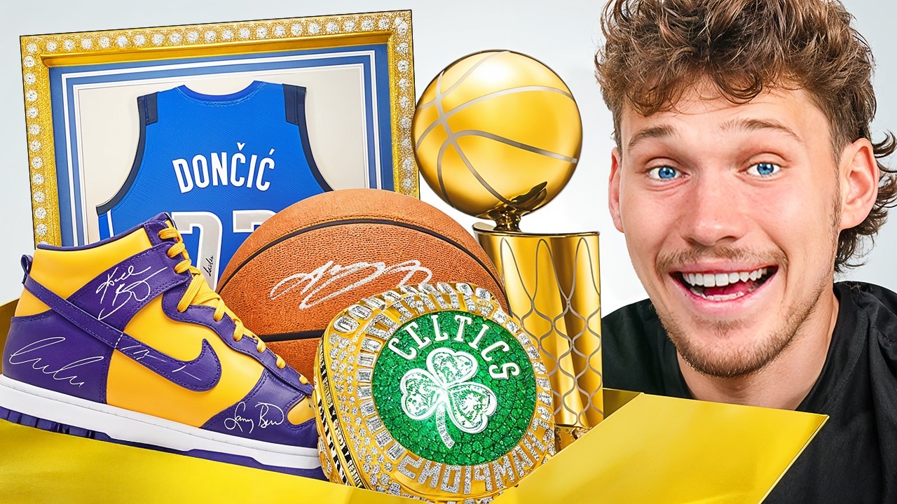 YouTube post by @TeamJesser for Bucketsquad. Caption reads: Opening $10,000 NBA Mystery Box!.