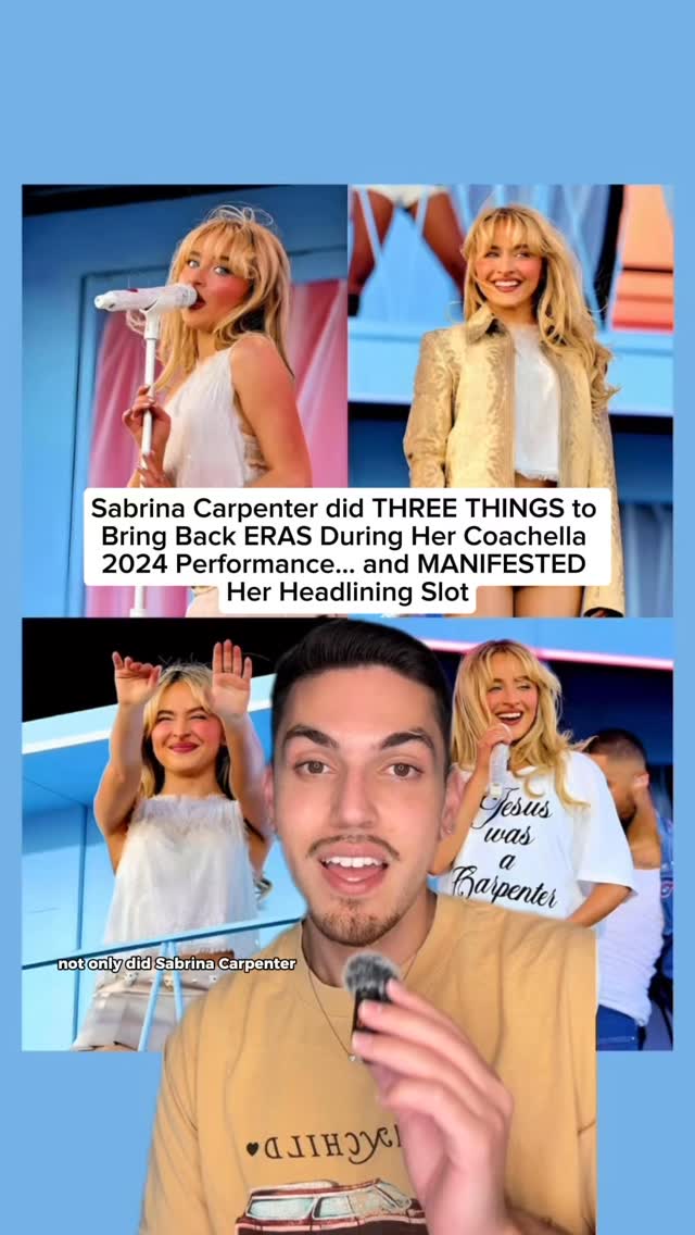 Instagram post by @adamtheflop for Coachella. Caption reads: CAN’T WAIT FOR SABCHELLA 2026 @coachella....