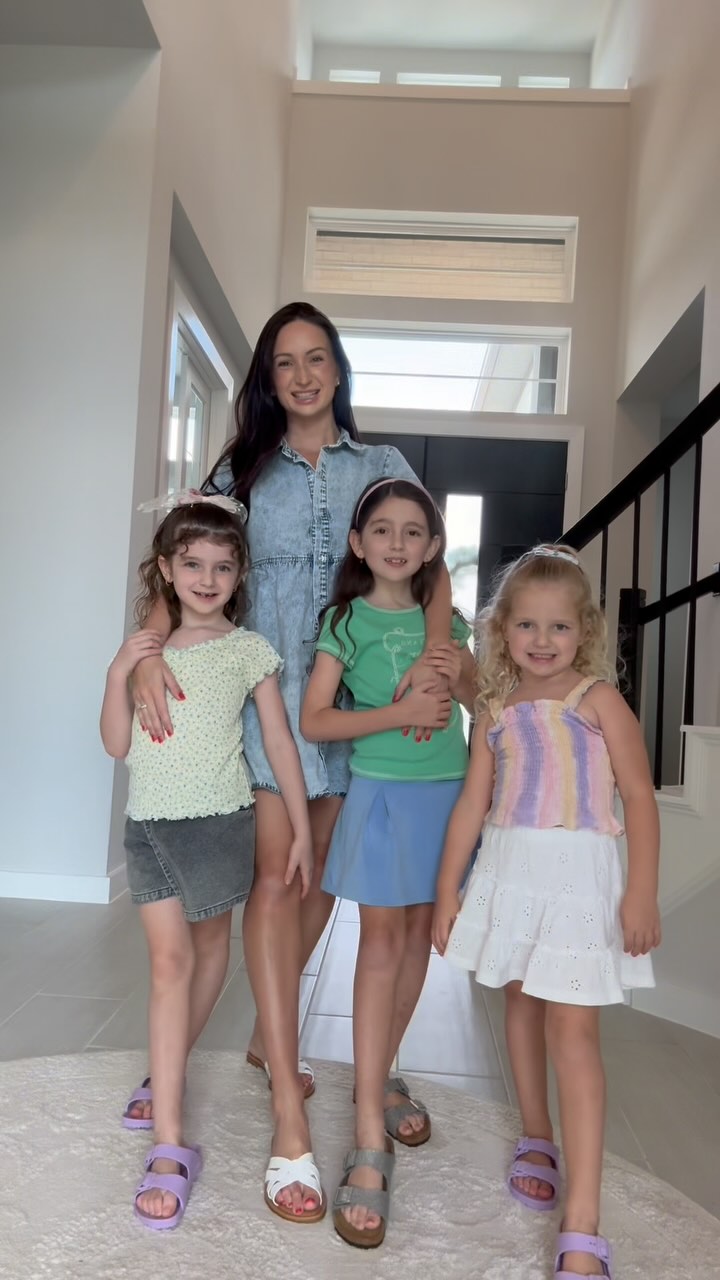 Instagram post by @oxleyfamily for Rack Room Shoes. Caption reads: Our outfit of the day, @myrackroomshoes has....