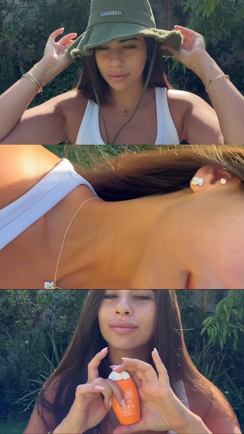 Instagram post by @sasharachminov for TOUS. Caption reads: Summer must have☀️👙⛱️by TOUS💞 @tousjewelry....