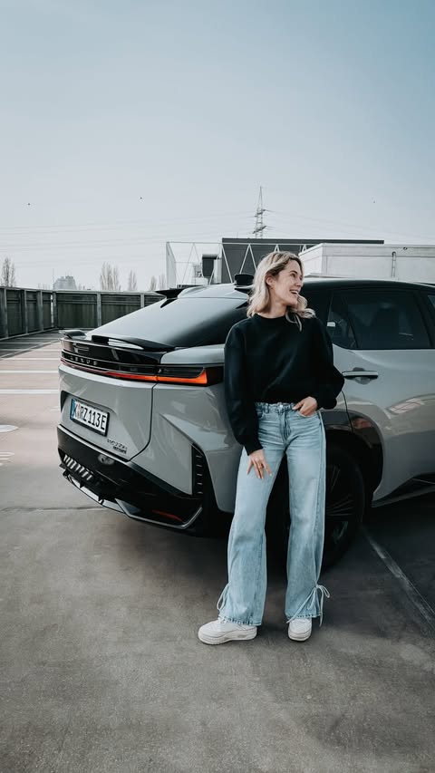 Instagram post by @jessicarmaniac for Lexus. Caption reads: Werbung | What do you think of the new Lexus RZ....