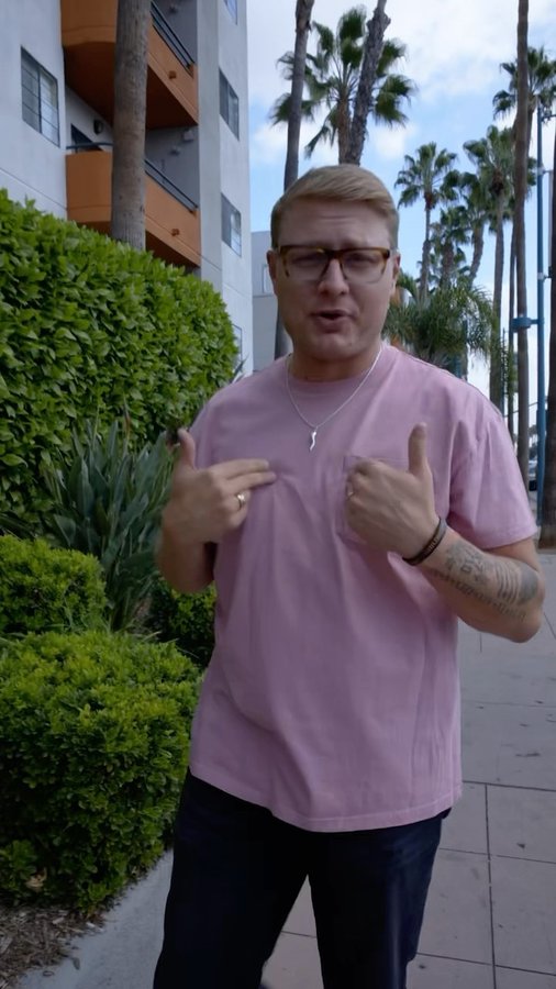 Instagram post by @joeymulinaro for Dos Equis. Caption reads: LOS ANGELES! We have arrived! The sun is out and....