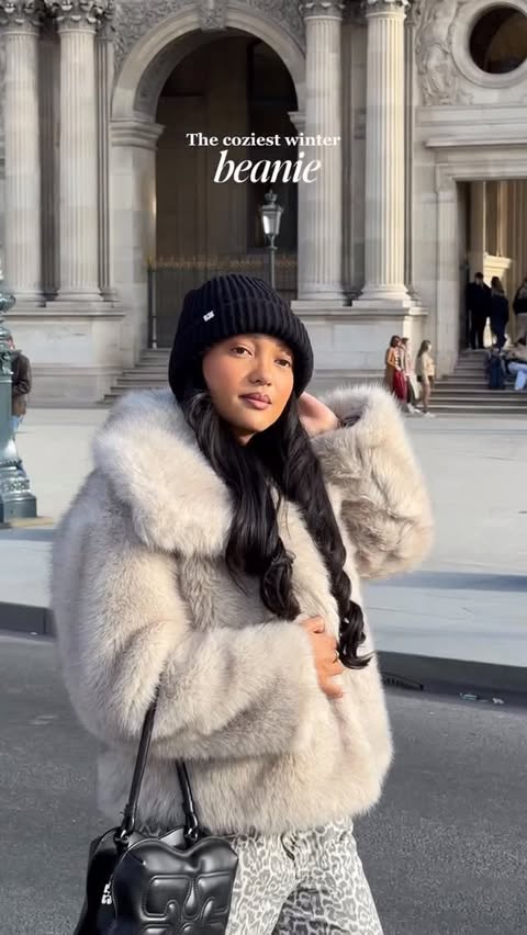 Instagram post by @bynianch for Kitsch. Caption reads: Stay cozy all winter in these cute, soft,....