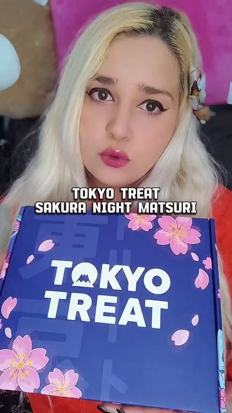 Instagram post by @magalievinottiofficial for TokyoTreat. Caption reads: [...] sweeter with the Yozakura box from....