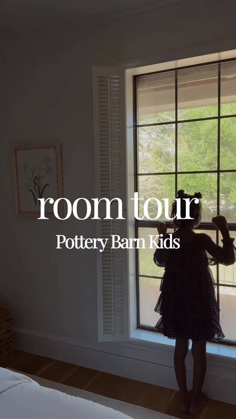 Instagram post by @shaymone for Pottery Barn Kids. Caption reads: [...] relax, and feel completely at home.....