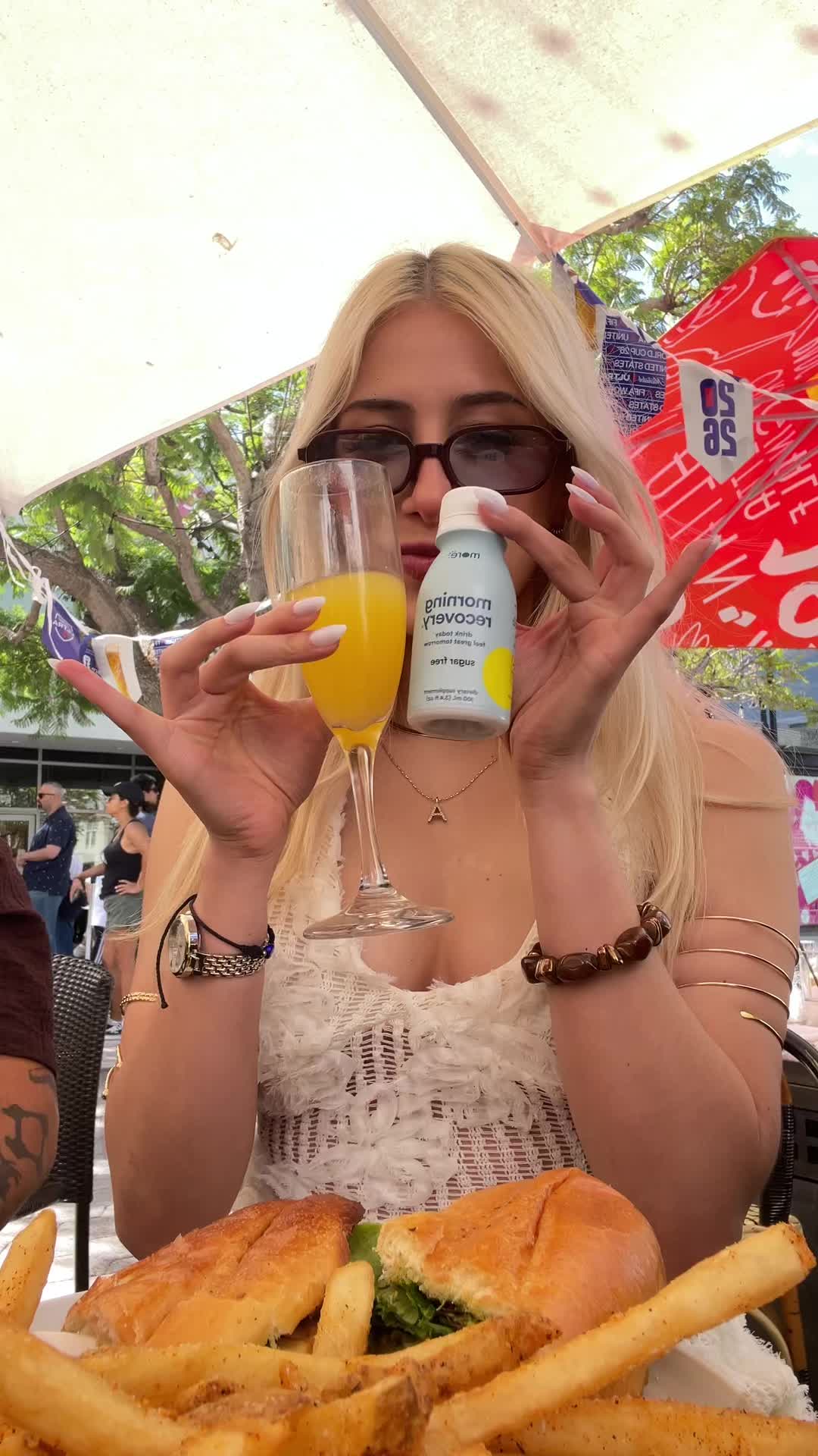 TikTok post by @idk_dulce for More Labs. Caption reads: [...] pre game 🥂✨ (yes it actually works)....