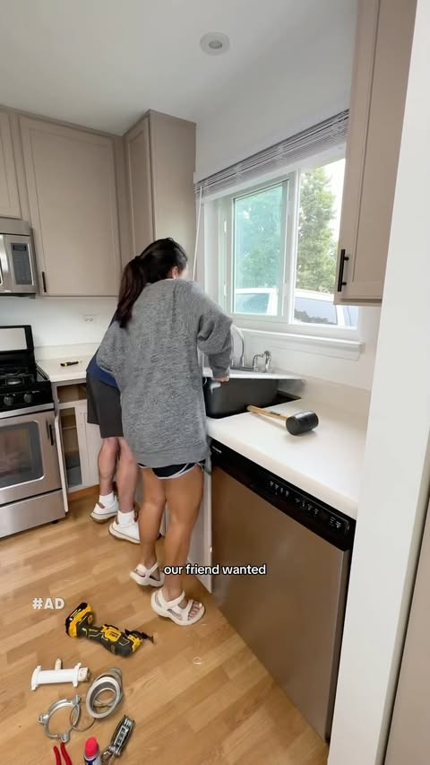 Instagram post by @johndolechek for BISSELL. Caption reads: [...] countertop and cleaning up my mess with....
