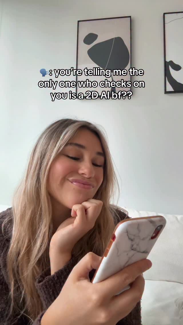 Instagram post by @ayeisemi for Tipsy Chat. Caption reads: This 2D AI is 🫢🥰😍… @tipsychat use code rW3dphGZ....