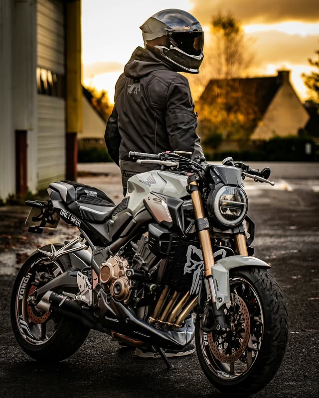 Instagram post by @grey.biker for Furygan. Caption reads: [...] @streetmotopiece -10% "BZH" @furyganofficiel....