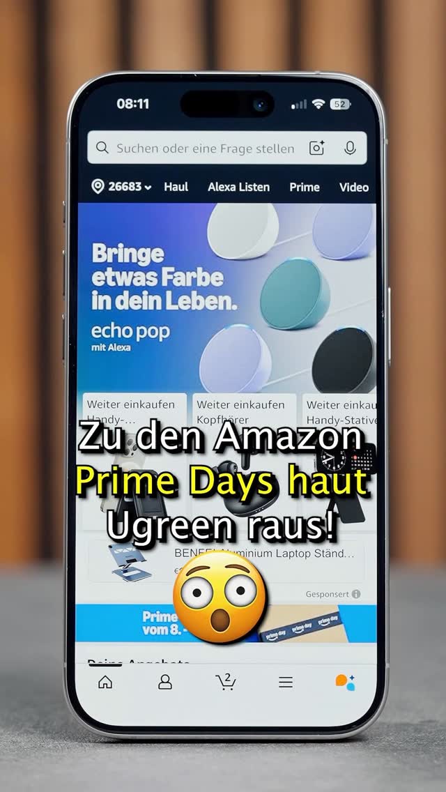 Instagram post by @dertechnikmeister for Ugreen. Caption reads: Anzeige* l Das sind die besten Ugreen Produkte! 🔥....
