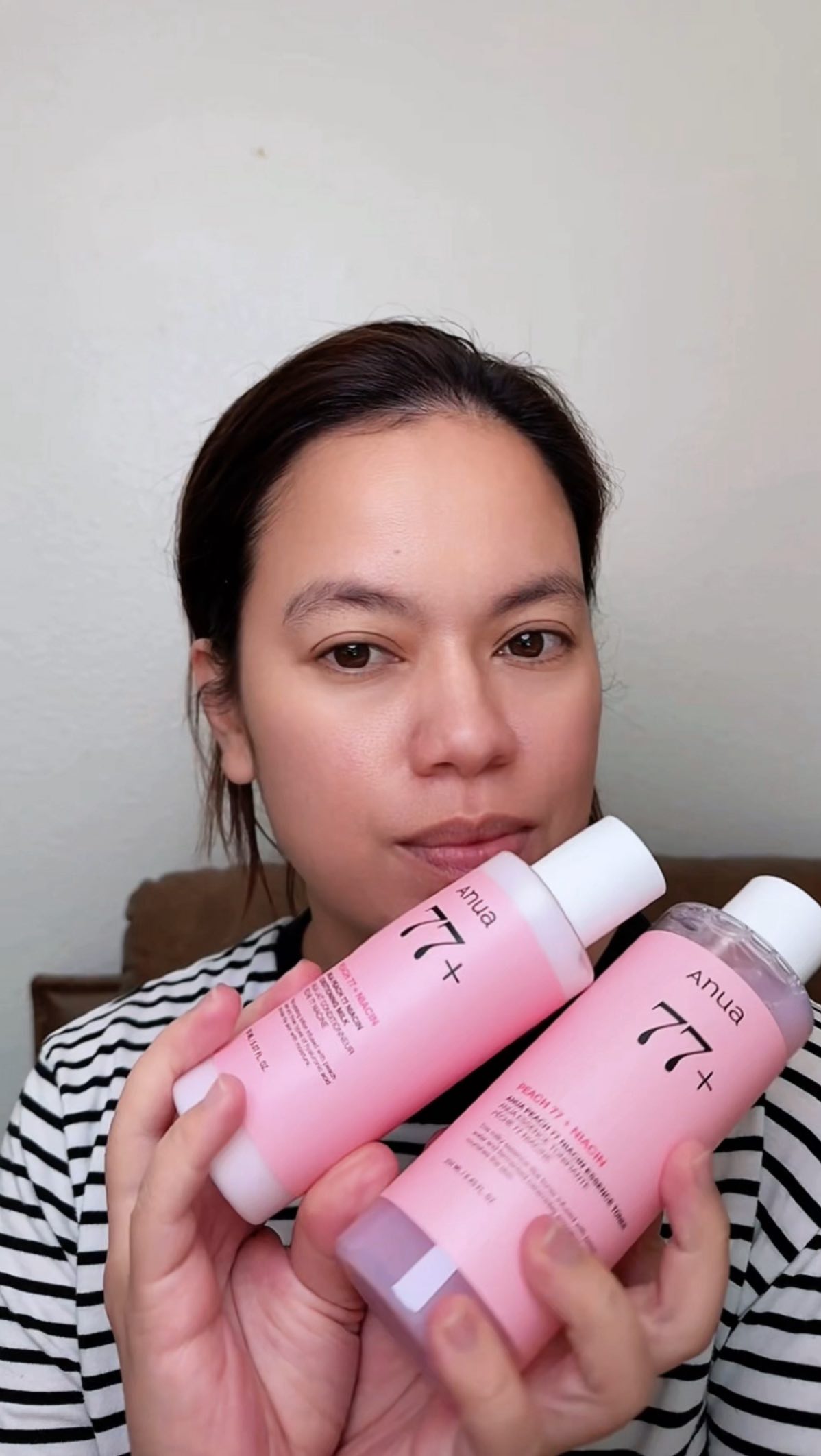 Instagram post by an influencer for ANUA Global. Caption reads: Daytime prep is everything, and this duo is just....