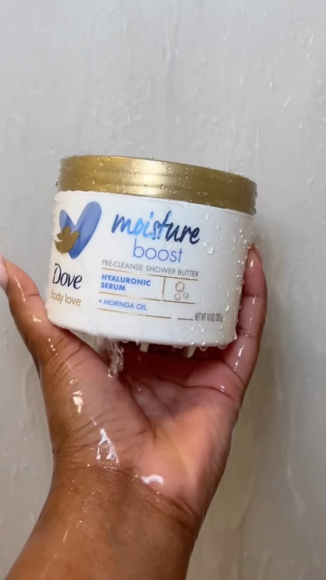 Instagram post by @alanaa.marie for InfluenceHer Collective. Caption reads: [...] SHOWER ROUTINE FT DOVE & INFLUENCEHER....