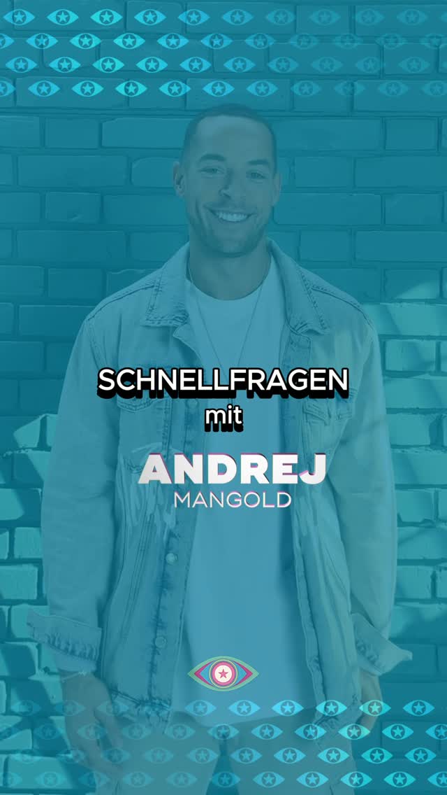 Instagram post by @dregold for SAT.1. Caption reads: Andrej beantwortet unsere #Promibb-Fragen! 🔥🤩....