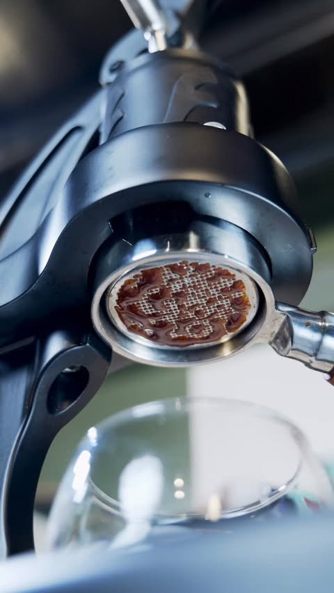 Instagram post by @softpourn for Flair Espresso. Caption reads: Big fan of the 49 Pro As intuitive as any other....