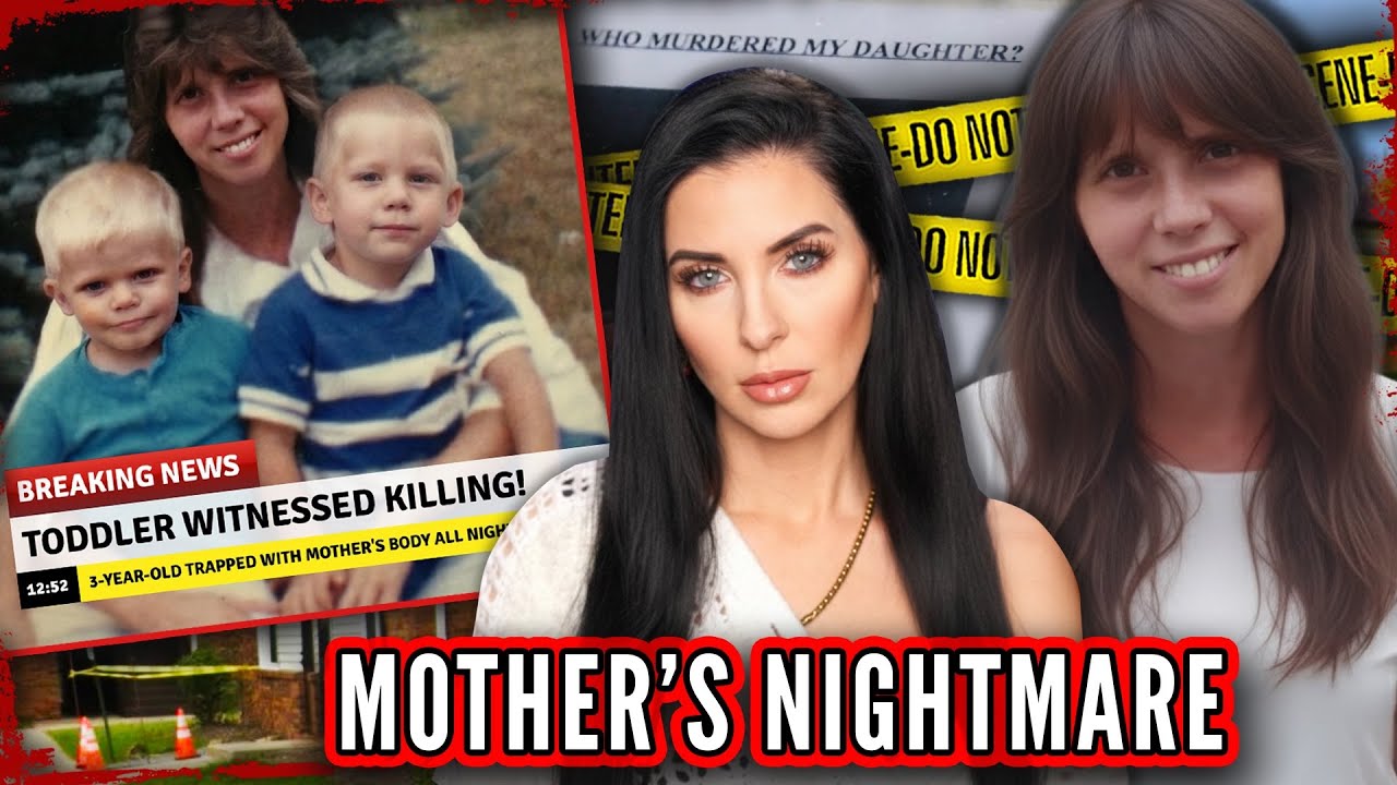 YouTube post by @Kimbyrleigha for Nutrafol. Caption reads: 3-Year-Old Witnessed His Mother's Murder & Helped....