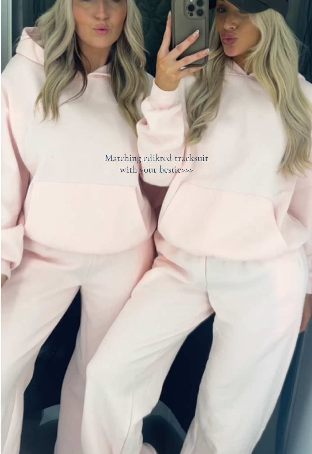 TikTok post by @indisparkes for Edikted. Caption reads: [...] Use my code INDISPARKES10 🎀#loungewear....