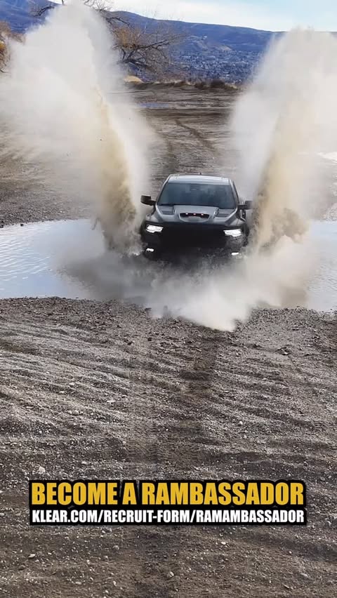 Instagram post by @heavydsparks for Ram Trucks. Caption reads: I’ve been Ram’s one-man wrecking crew long enough…....