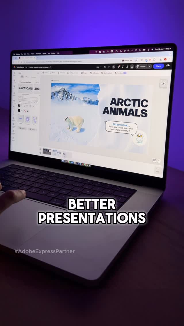 Instagram post by @lourrutiappt for Adobe. Caption reads: I was SHOCKED with the third feature! 😱 Try....