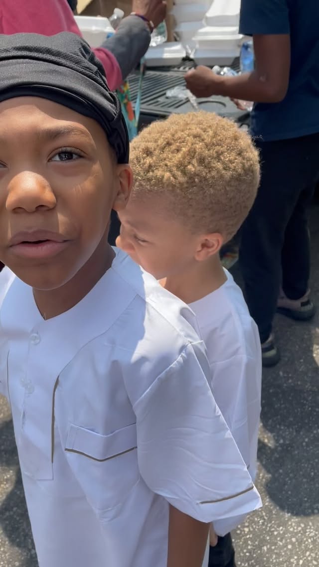 Instagram post by @tonetrump for Odd Sox. Caption reads: [...] has blessed them with. My partners at....