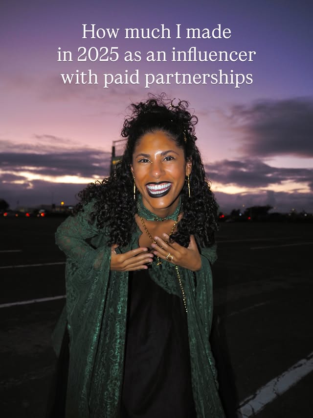 Instagram post by @polychrom3 for Sheertex. Caption reads: As you can see, being an influencer is a very....