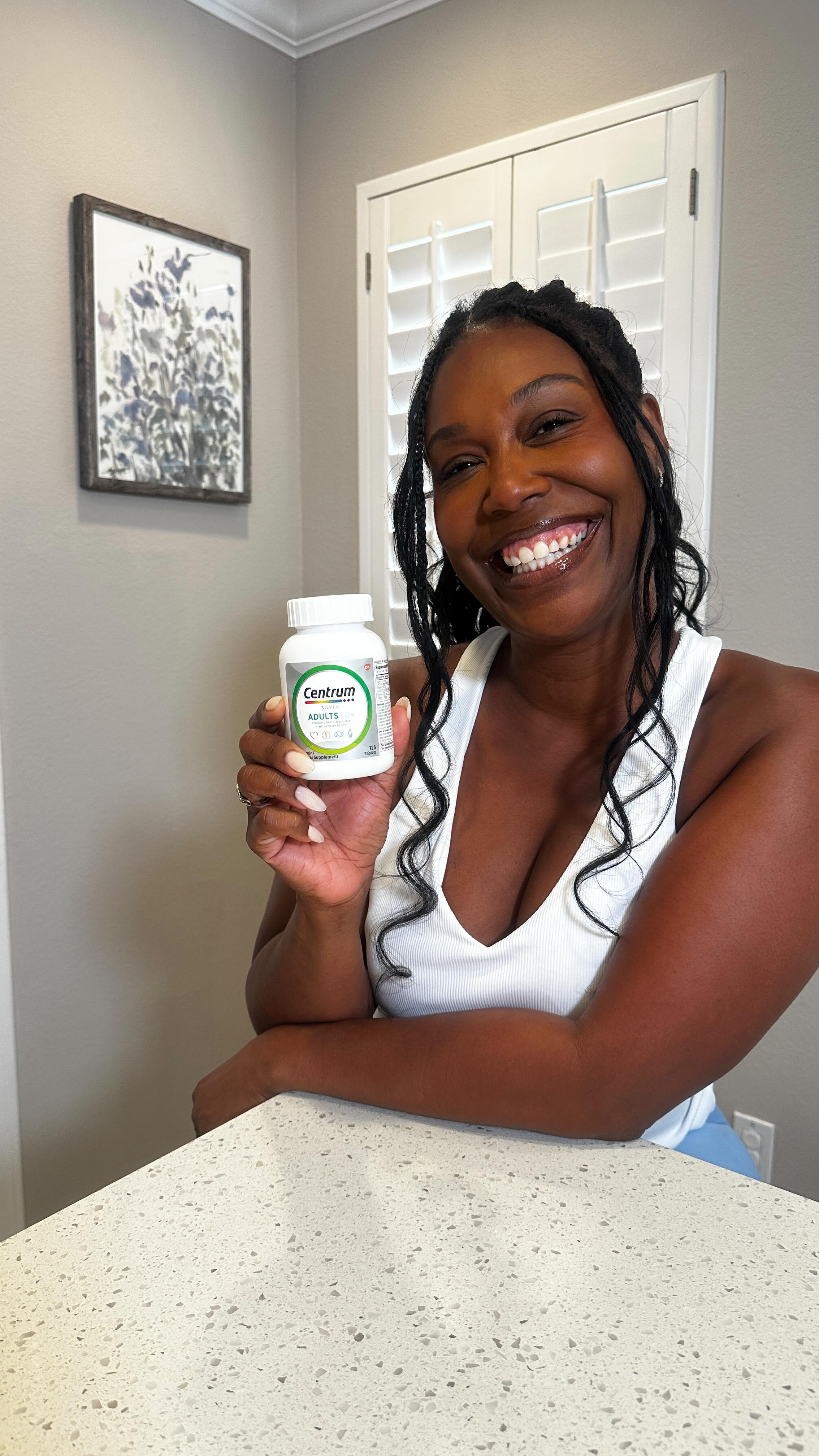 Instagram post by @niasalterego for Centrum. Caption reads: One thing I learned from my mom is it’s never too....