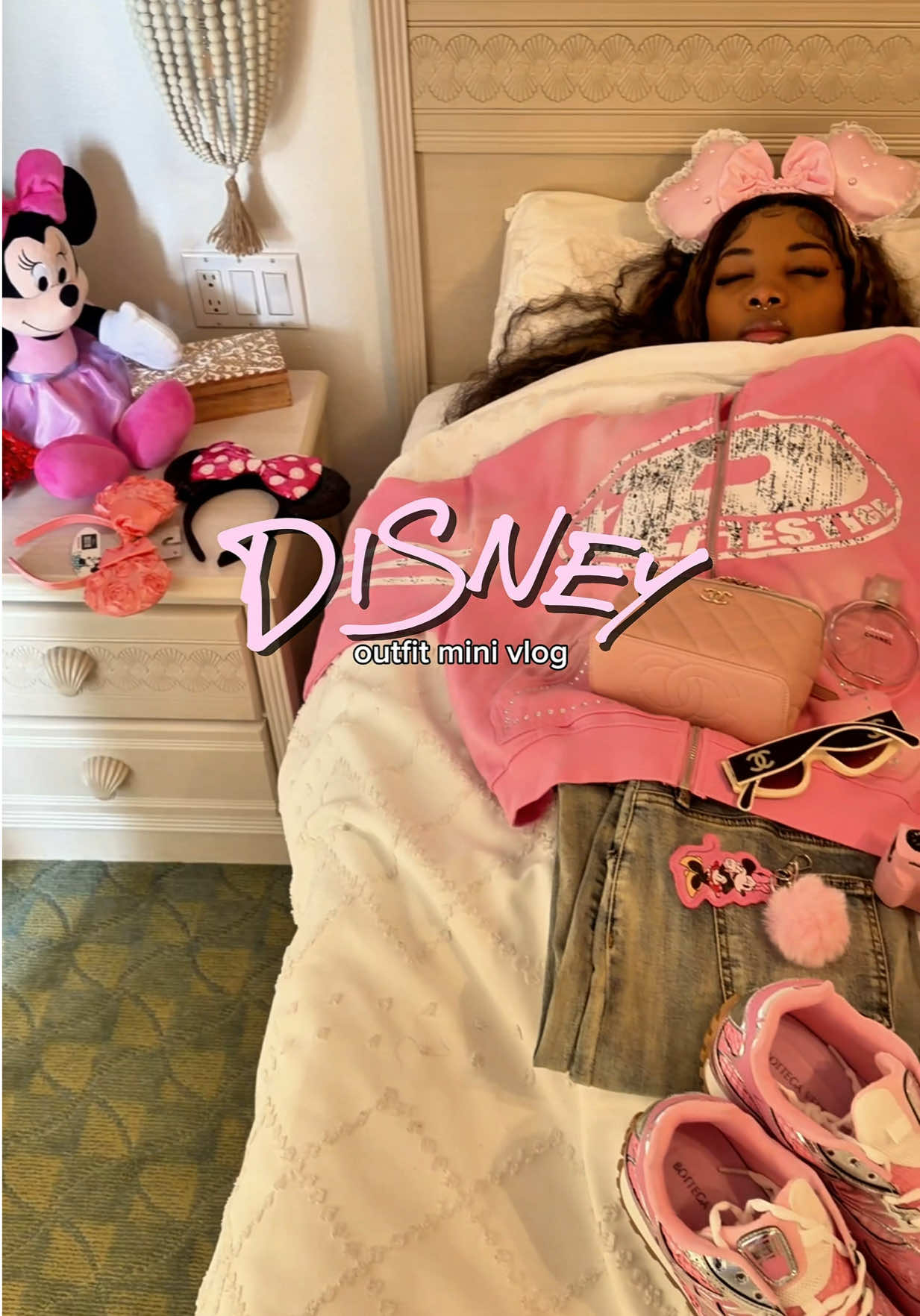 TikTok post by @yaannnnaaaa for Disney Studios Indonesia. Caption reads: once upon a time we all went to sleep & magically....