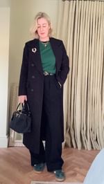 Instagram post by @wearsmymoney for Theory. Caption reads: My youngest son has recently got into ‘shoegazer’....