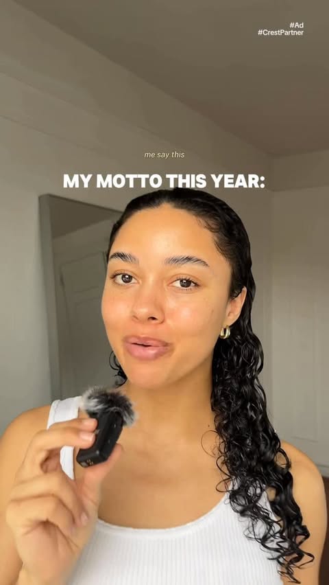 Instagram post by @diaryoftroubledskin for Crest. Caption reads: #Ad #CrestPartner Long-term investments only this....