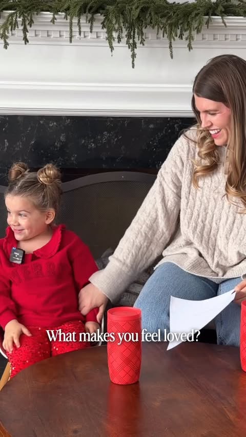 Instagram post by @hannahwiththelipstick for Simple Modern. Caption reads: I wasn’t prepared for her answer to “what’s....