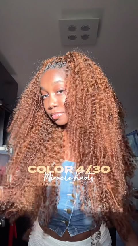 Instagram post by @naibeautystudio.tt for QVR Hair. Caption reads: @qvr_hair Hair linked in my bio! Burmese Curly 22”....