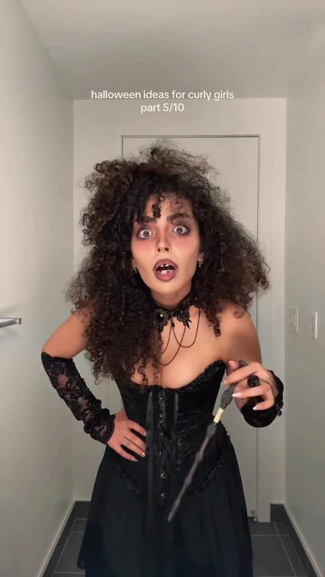 Instagram post by @moon.azad for Harry Potter. Caption reads: By popular demand: BELLATRIX LESTRANGE 
Halloween....