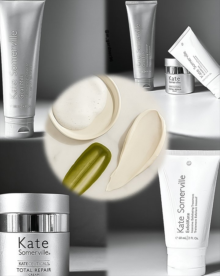 Instagram post by @m_gardner96_backup for Kate Somerville Skincare. Caption reads: [...] #blackandwhitephotography The....