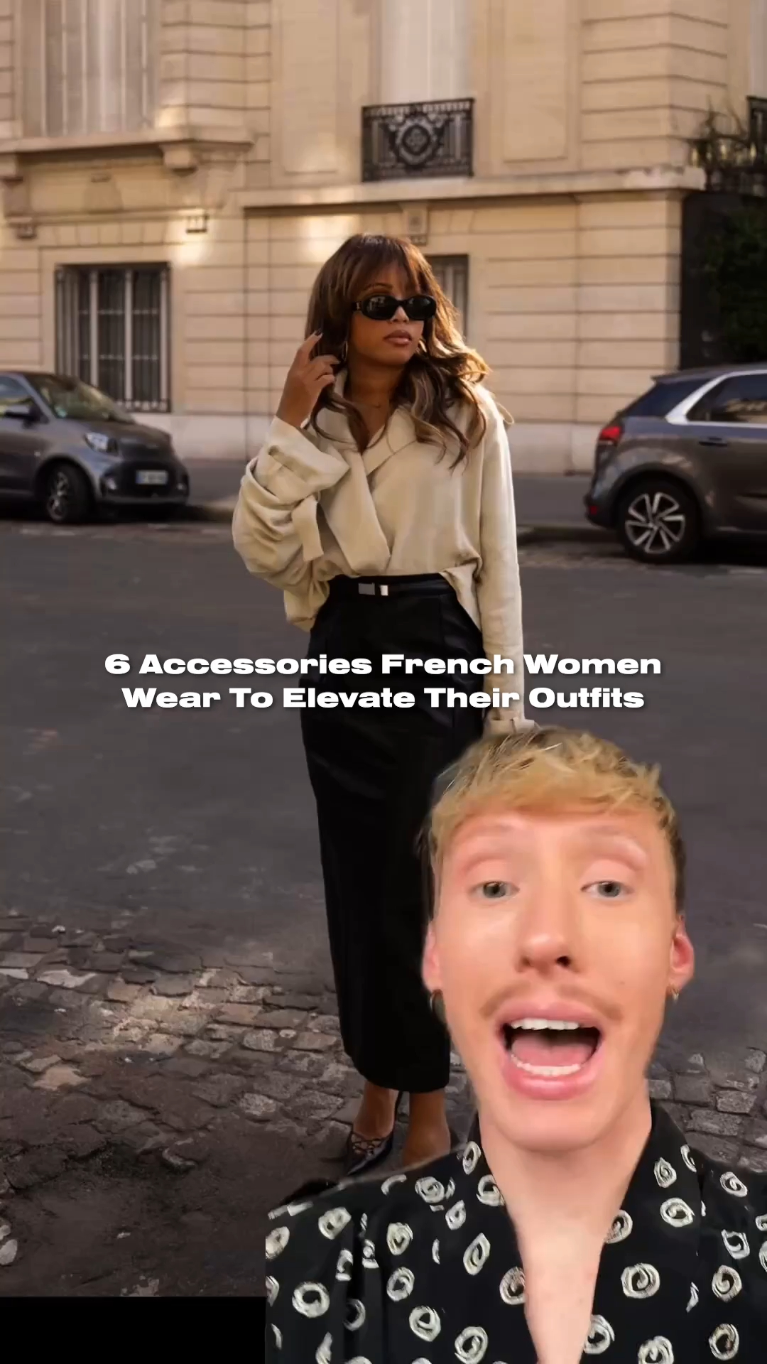 Instagram post by @matthieubobarddeliere for Who What Wear. Caption reads: @matthieubobarddeliere tells us how French women....