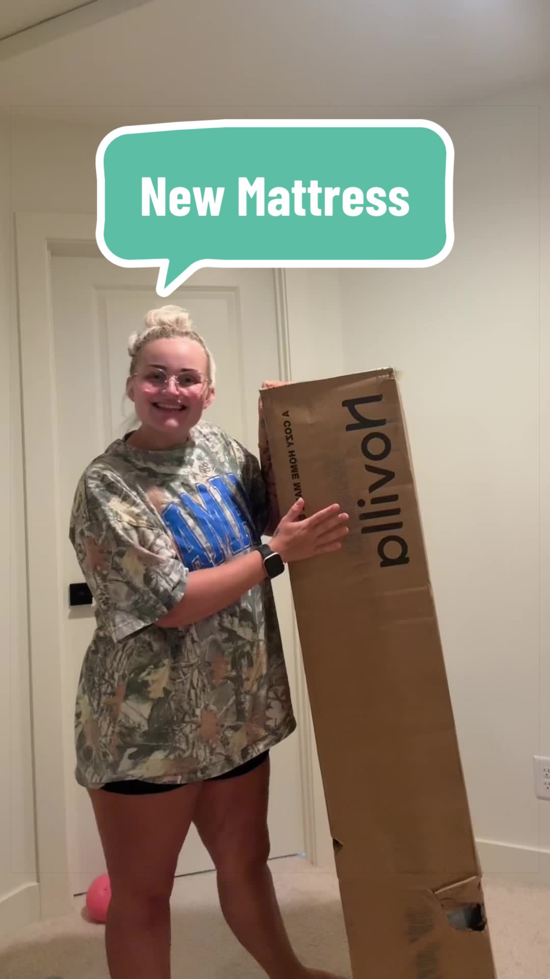 TikTok post by @jill200016 for Novilla. Caption reads: We have 4 of the @Novilla mattresses and they are....