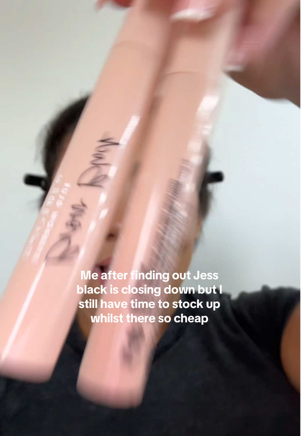 TikTok post by @shinyefinds for Jecca Blac. Caption reads: Girl you need to stock up rn! @Jecca Blac....