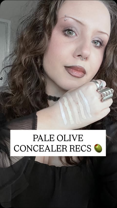 Instagram post by @halle.sparkles for About-face Beauty. Caption reads: [...] magic touch concealer “1” @aboutfacebeauty....
