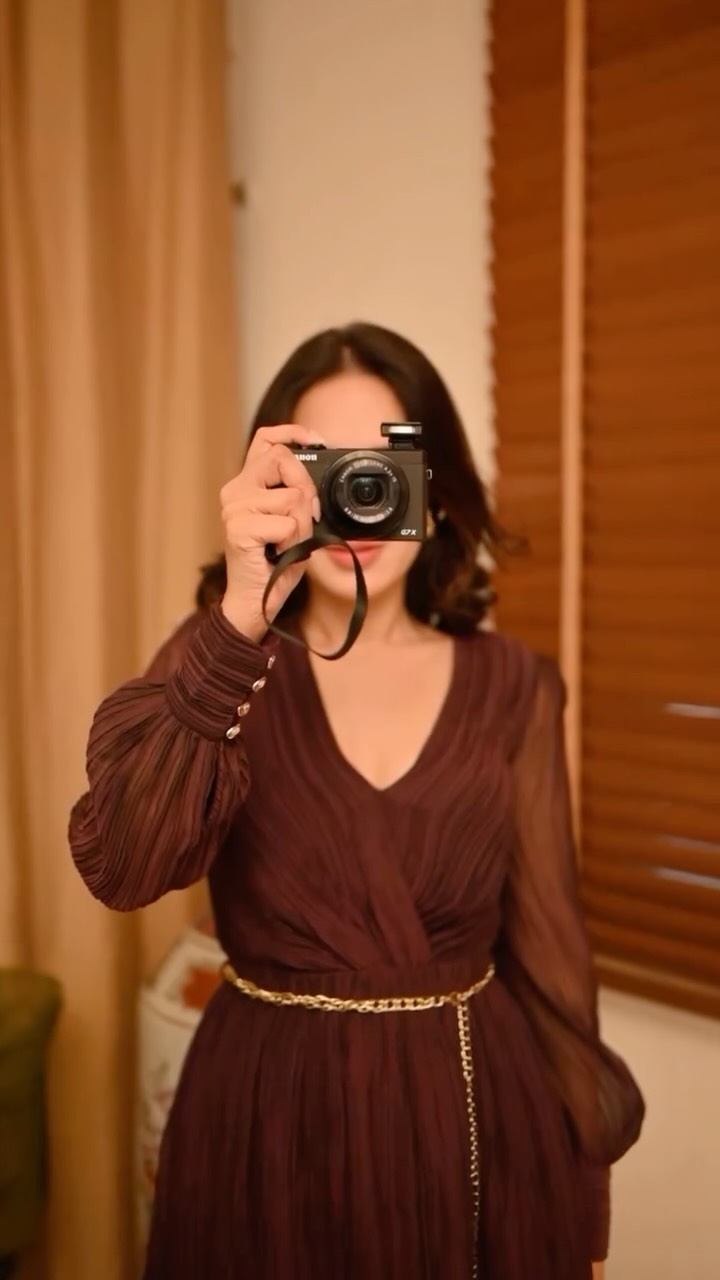 Instagram post by @shivaniipancholi for Forever New. Caption reads: Flirty, flowy & all things wine ✨ these hues have....