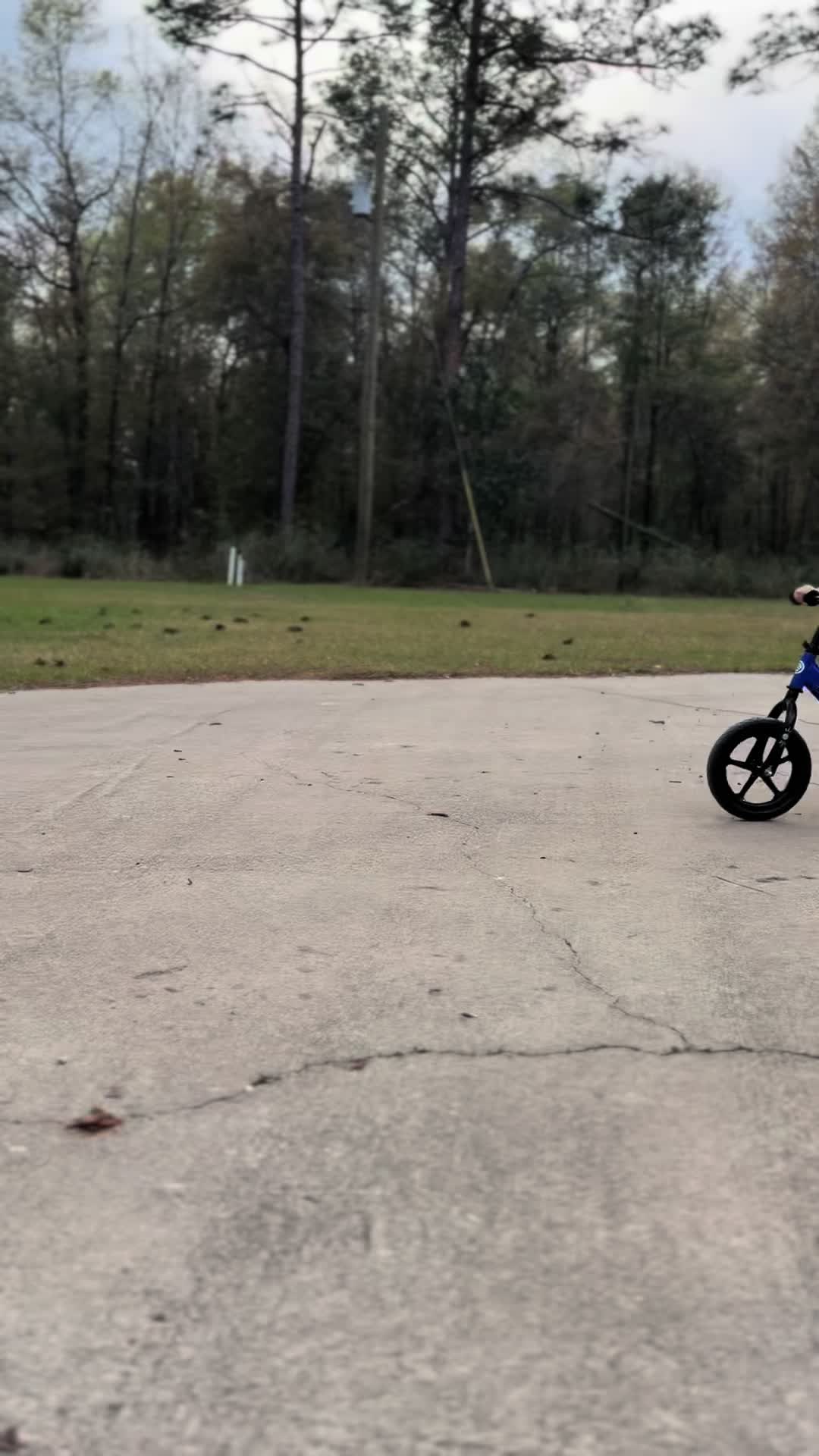 TikTok post by @h.rogersss for Strider Bikes. Caption reads: [...] we need some races in the 850 👀 @Strider....