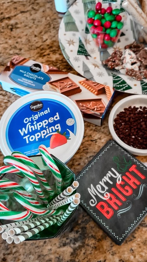 Instagram post by an influencer for Albertsons. Caption reads: #AlbertsonsPartner ❄️ Escaping to a cozy [...].