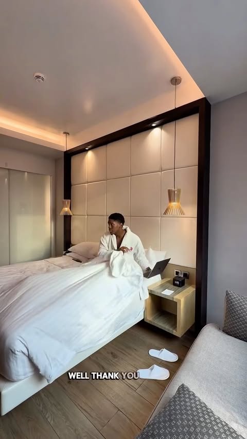 Instagram post by @callmikenzy for Marriott Hotels & Resorts. Caption reads: Thank you @marriottbonvoy for the much needed....
