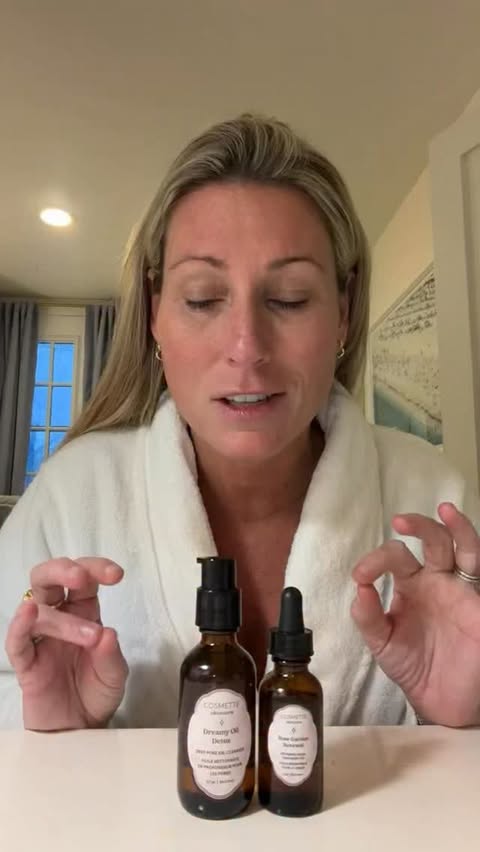 Instagram post by @catandnat for Cosmette Skincare. Caption reads: The two @cosmetteskincare products that are on....