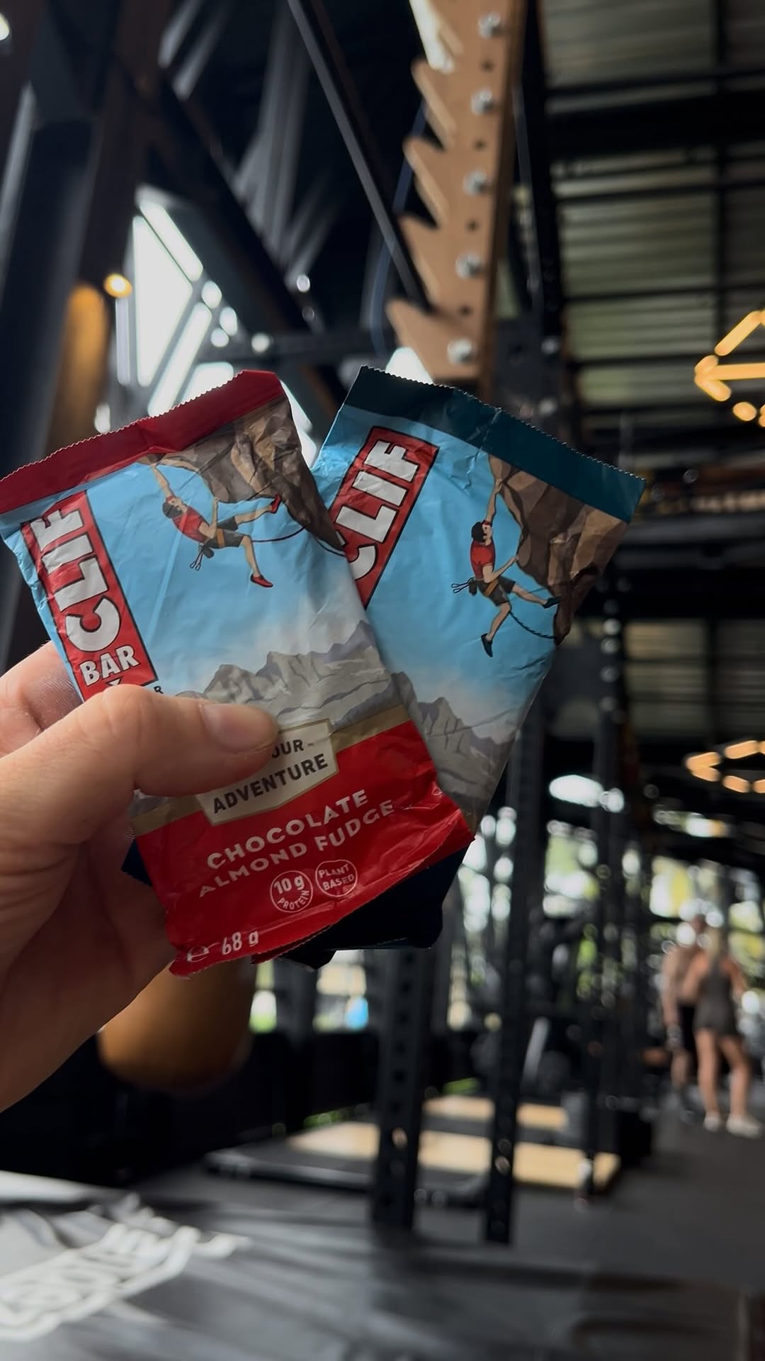 Instagram post by @alinatornau for CLIF BAR. Caption reads: Ninja Training in Bali 🐒 thanks to CLIF BAR I....