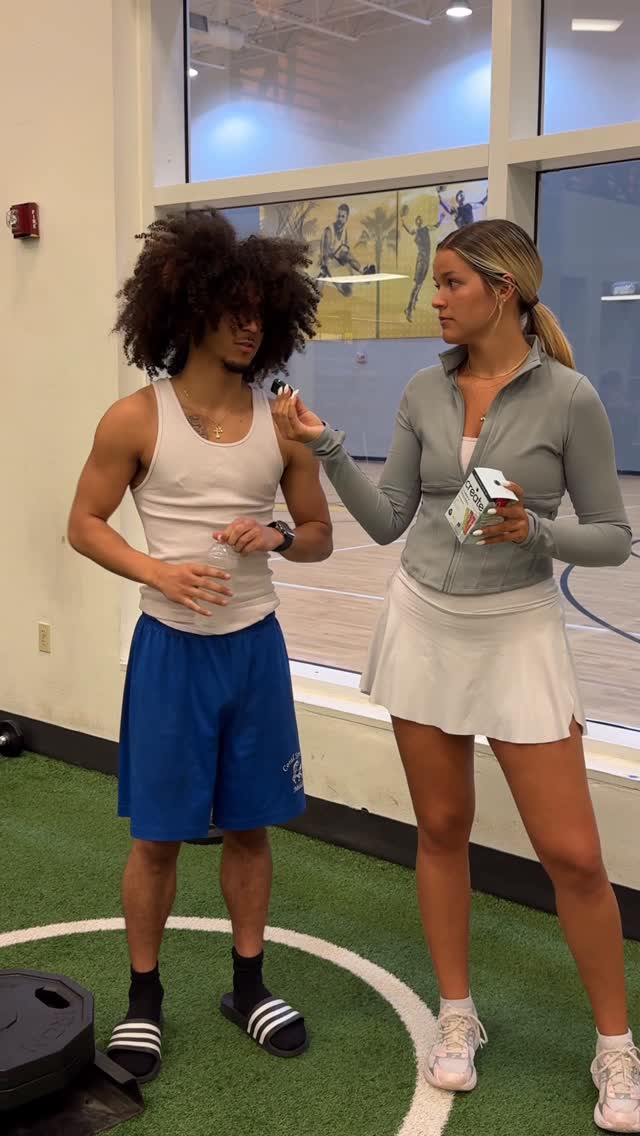 Instagram post by @gabbyygonz for Create. Caption reads: Athletes- you have to try the CREATE creatine +....
