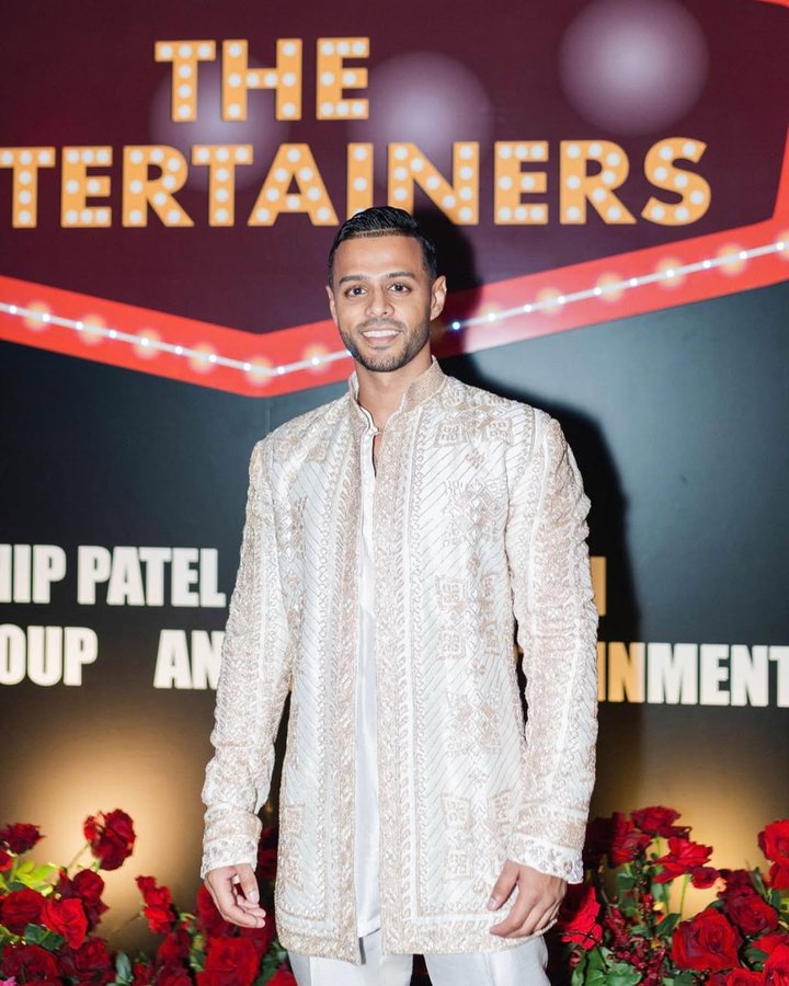 Instagram post by @brianbenni_ for Dharma Productions. Caption reads: Incredible event hosted by @dharmamovies and....