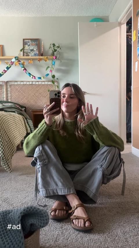 Instagram post by @jess.cliftonn for Birkenstock. Caption reads: a day in my life in sd 💌 wearing @birkenstockusa....